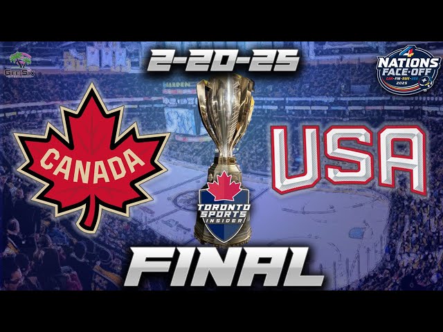 Canada vs USA 2025 4 Nations Faceoff Final LIVE Stream Game Audio | Hockey LIVE Gamecast & Chat