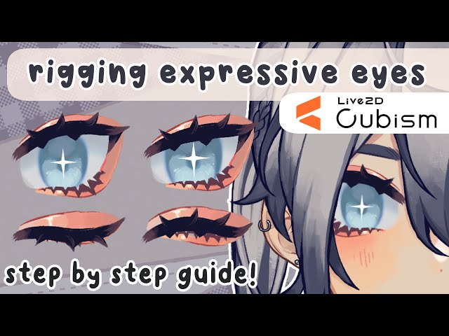 【 how to rig expressive eyes ! 】 live2d step-by-step guide