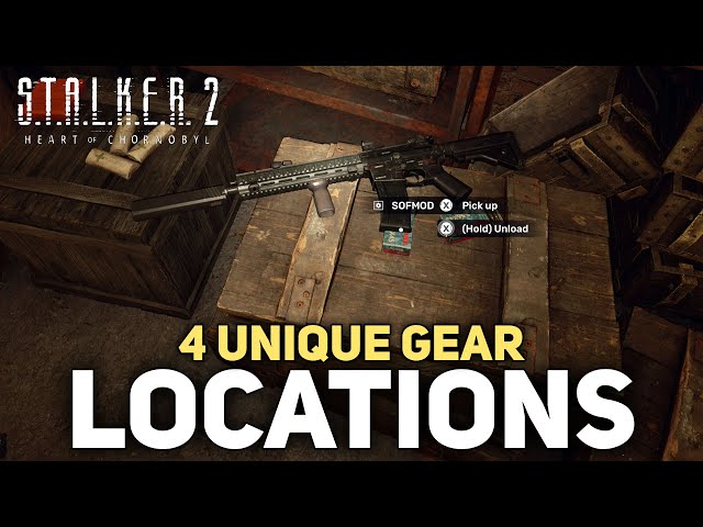 How To Get Special Weapon, Weird Flower & SOFMOD Gun (Unique Gear) - Stalker 2