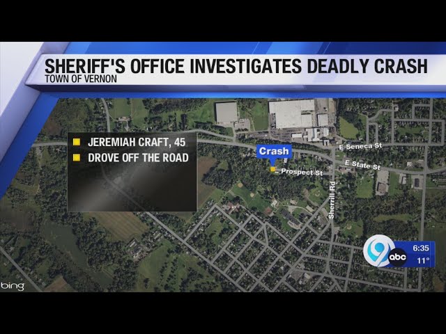 Police investigate a deadly crash in Oneida County