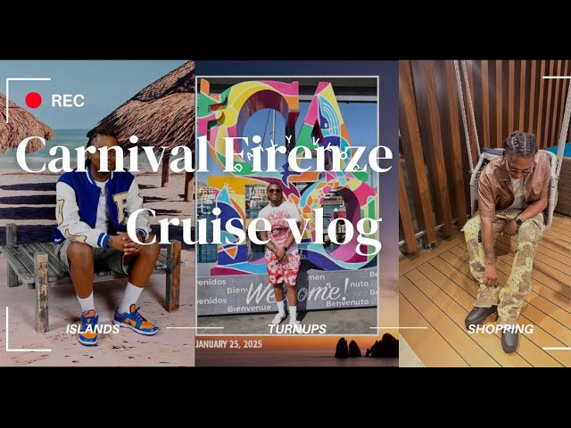 Carnival Firenze Cruise Vlog ‼️‼️( Day One ) January 23rd - January 28th 2025