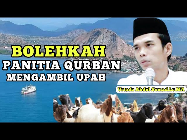 BOLEHKAH PANITIA QURBAN MENGAMBIL UPAH.?? ||Begini Penjelasan Ustadz Abdul Somad.Lc.MA