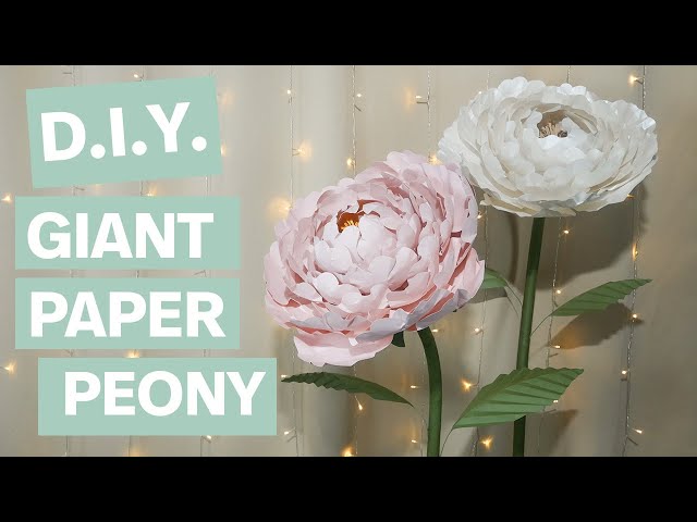 Large Paper Peony