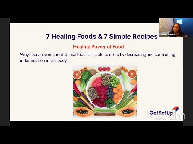 For older adults, 7 Healing Foods & 7 Simple Recipes