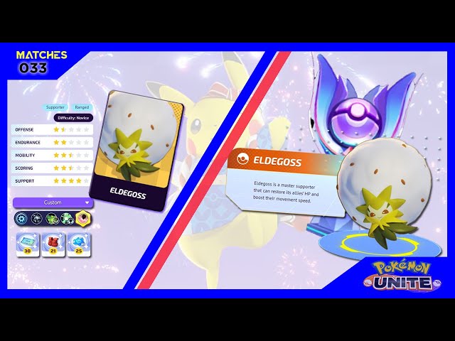 Pokemon Unite GAMEPLAY ELDEGOSS 1000 Matches Challenge ||Match 0033//1000