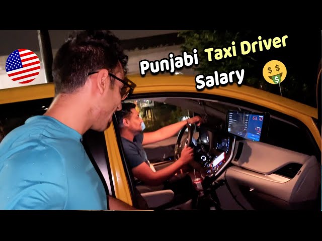 Ride with Indian (Punjabi) Taxi Driver in NYC! Salary & Life Story!!