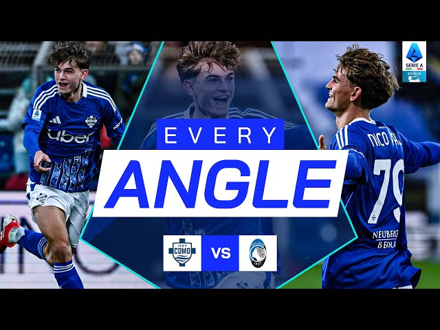 Nico Paz is Pure Talent | Every Angle | Como-Atalanta | Serie A 2024/25