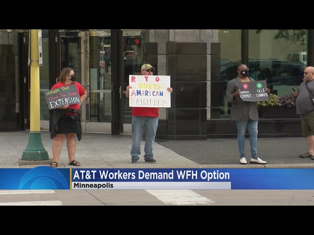 AT&T workers demand work from home option