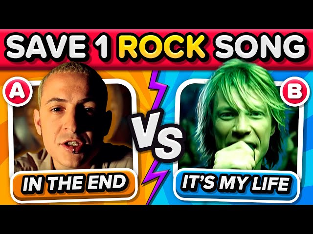 🎸 Save One Song: Rock Editon 🤘 | Music Quiz