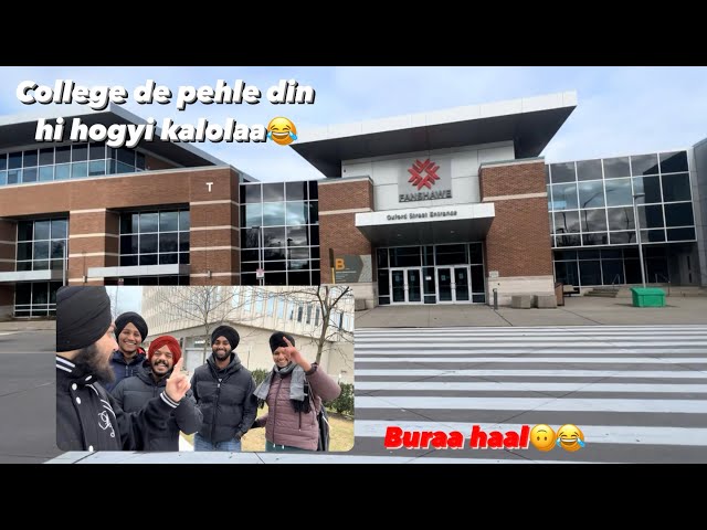 London ch pehle din kalolaa🇨🇦😂 | Canada ch burre haal🙃 | UPAALEJATT #canada #youtube #students