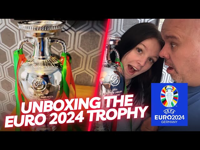 UNBOXING THE EURO 2024 TROPHY! ⚽️⚽️⚽️