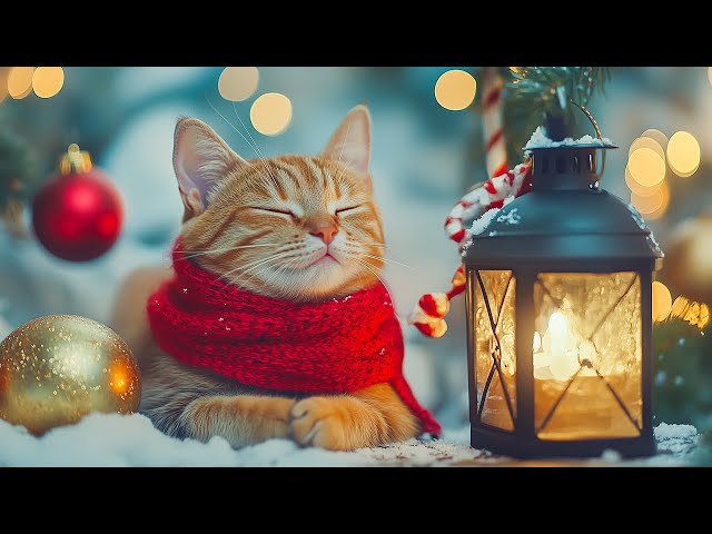 🎄Christmas Relaxation Music for Cats – Soft Holiday Melodies for a Calm Christmas🐈⛪