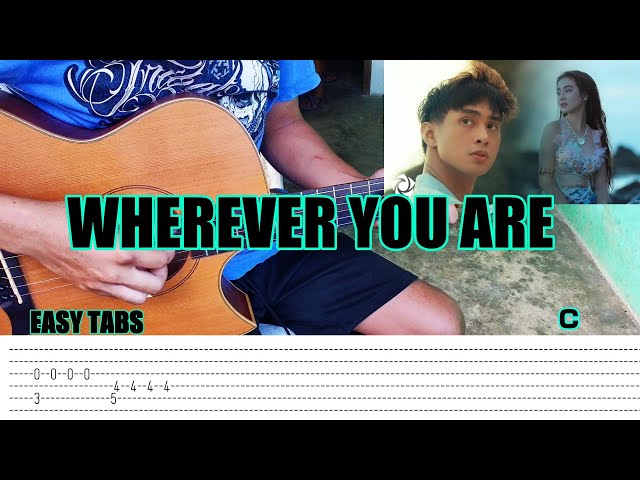 Wherever You Are - Regine Velasquez - Fingerstyle Guitar (Tabs) Chords Lyrics