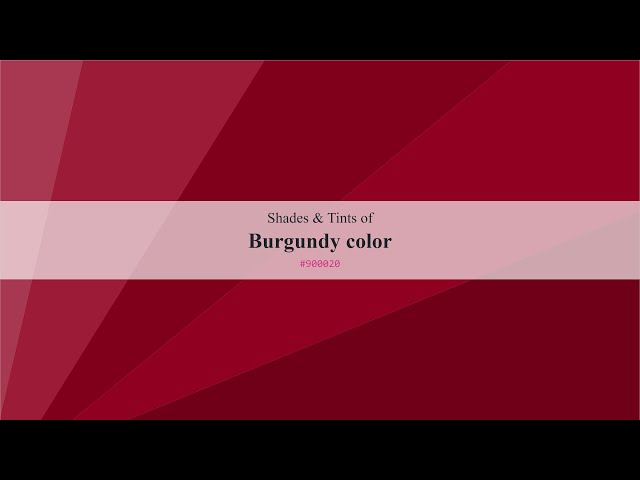 Shades & Tints of Burgundy color #900020 A Warm Red color #80001c #700018 #9c1c38 #a83851