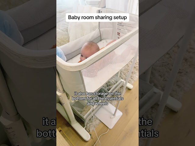 Baby Room Sharing Setup  #pregnancy #pregnant #newborn #momtobe #baby #momlife #babyboy #mom