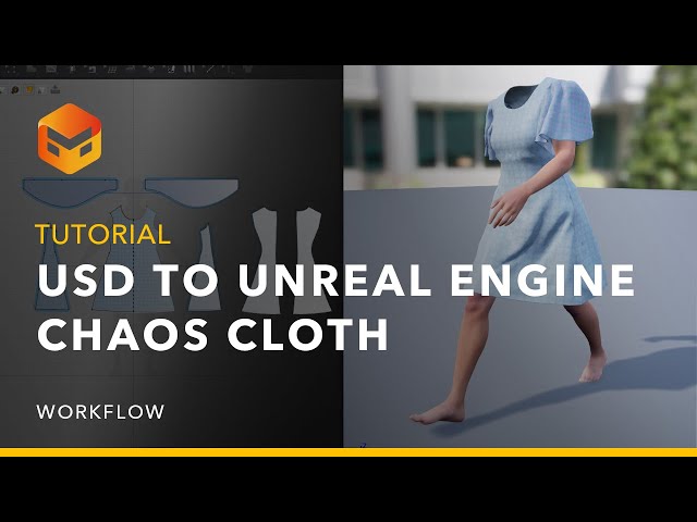 USD to Unreal Engine Chaos Cloth Workflow