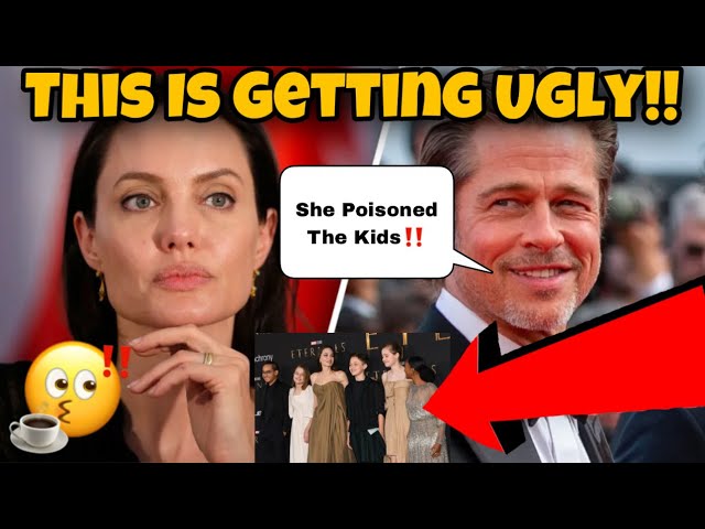 Brad Pitt Claims Angelina Jolie Poisoned Their Kids And Forced Them To Turn On Him !!!