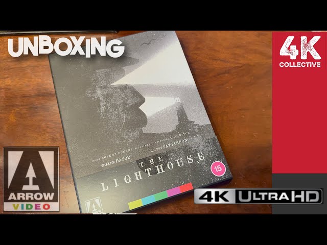 The Lighthouse 4K UltraHD Blu-ray Limited Edition Unboxing from @Arrow_Video