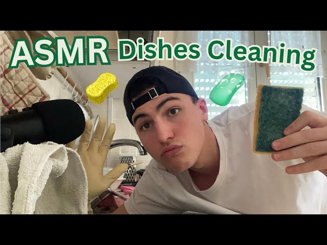 ASMR Dishes Cleaning 🧼🧽 (no talking)