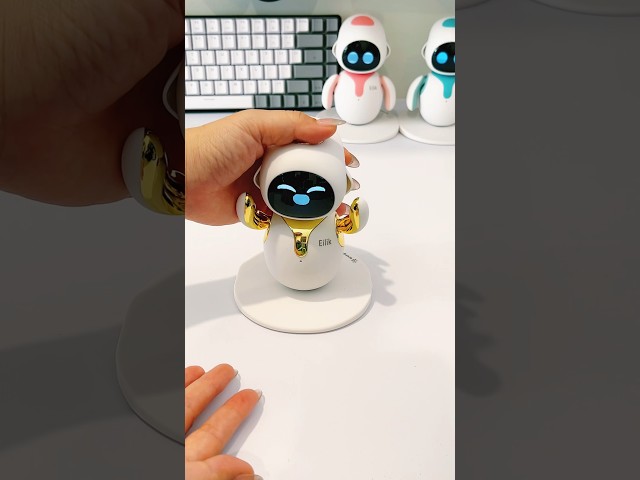 Unboxing golden eilik robot so adorable 🌼 @energizelab #eilik #shorts #robot #robotics