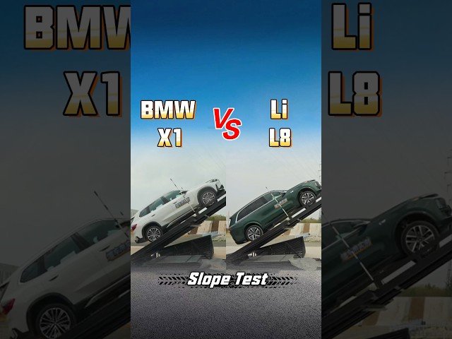 Slope Test:BMW X1 VS Li Auto L8#suv #offroad #bmw #liauto