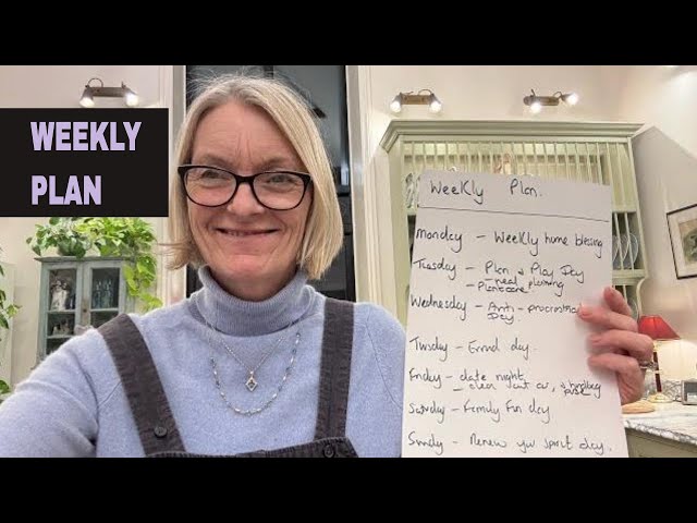 Flylady Weekly Plan-Back To Basics With Flylady 7 Day Schedule #flylady #flyladysystem #weeklyplan