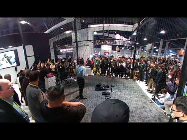 CES 2017: Adrian Zaw at the DJI booth