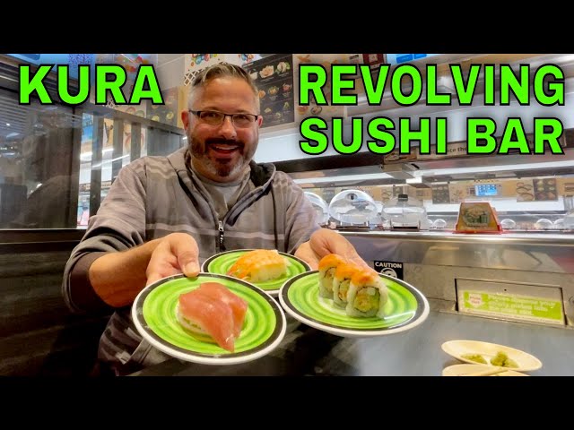 Kura Revolving Sushi Bar Austin | How Much Conveyor Belt Sushi Did I Eat?