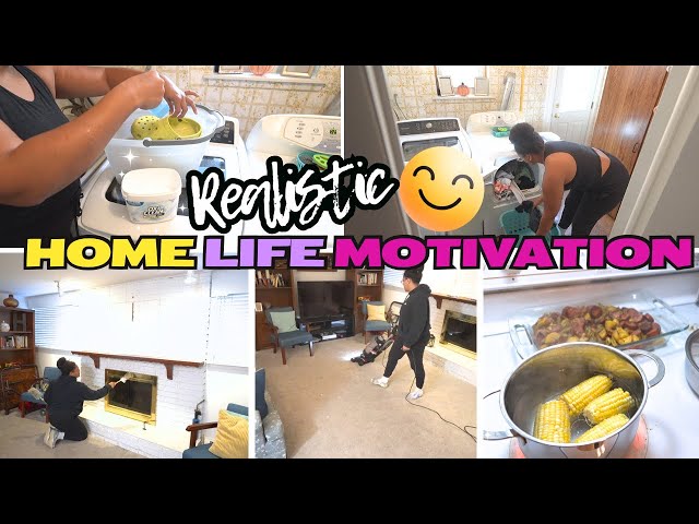 ✨REALISTIC CLEAN WITH ME : HOME RESET! LAUNDRY, COOKING & CLEANING MOTIVATION!