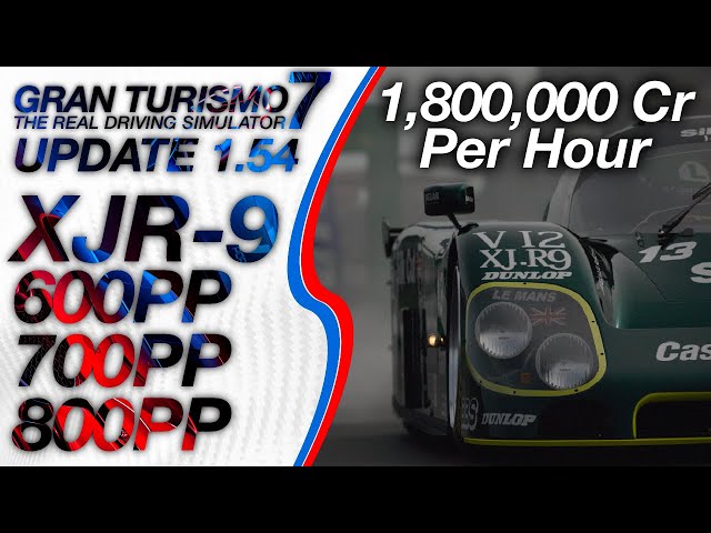 Jaguar XJR-9 600pp, 700pp & 800pp Tunes - Gran Turismo 7 Sardegna 800 Setup (GT7 1.54 Money Grind)