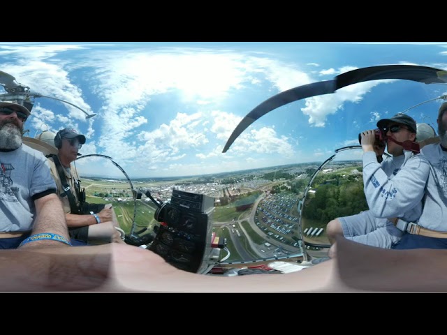 Time lapse Bell 47 flight