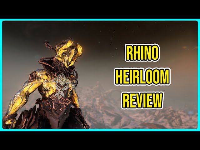 Warframe. Rhino Heirloom Review