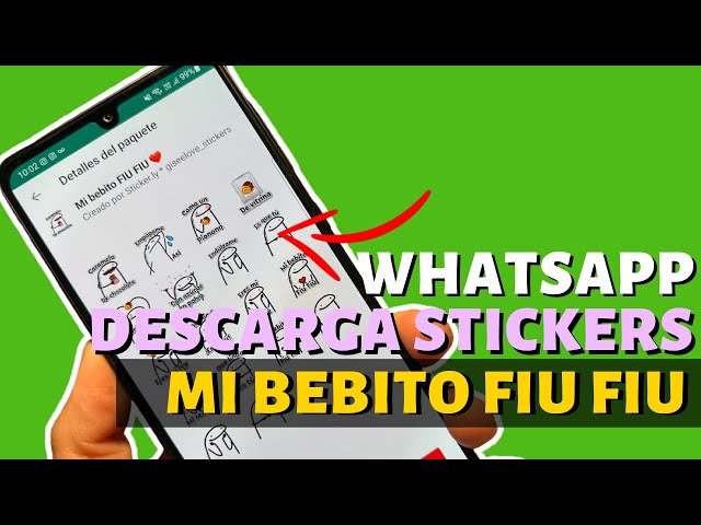 STICKERS  de WHATSAPP de "MI BEBITO FIU FIU" de Tito Silva (2022)