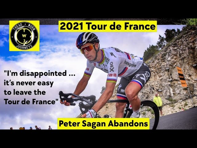 Peter Sagan Abandons | 2021 Tour de France | Stage 12 | Knee injury