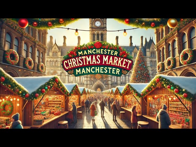 Manchester Christmas Market 2024 | Magical Festive Walk Tour in 4K HDR