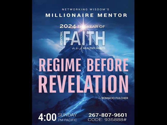 Sep 29 2024 - Regime Before Revelation- Romacio Fulcher