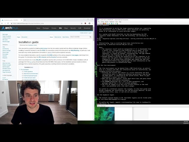 George Hotz | Programming | installing arch linux (real noob ish)