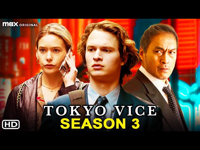 Tokyo Vice Season 3 Announcement Teaser (HD) - HBO Max, Ansel Elgort, Ken Watanabe, Rachel Keller