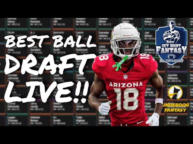 A *LIVE* $25 Fantasy Football Draft | Underdog Fantasy Best Ball Mania V $1.5M to 1st!