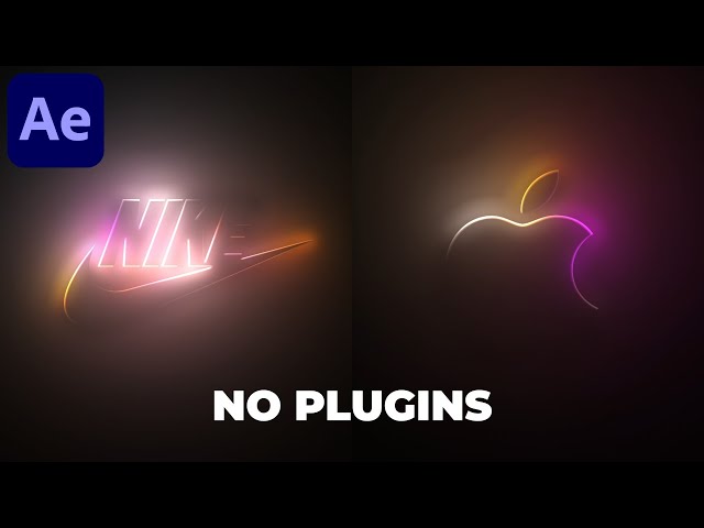 This LOGO Animation Method is so POWERFUL - After Effects Tutorial | No Plugins - Glow Outline Logo