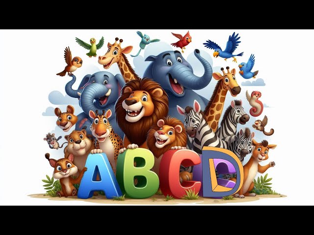 Animal ABC From Alligator to Zebra | Learn Animal Names A to Z | Fun and Educational for Kids.