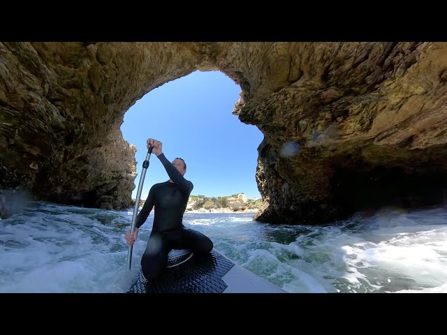 360 Video - Paddling under the Arch Rock