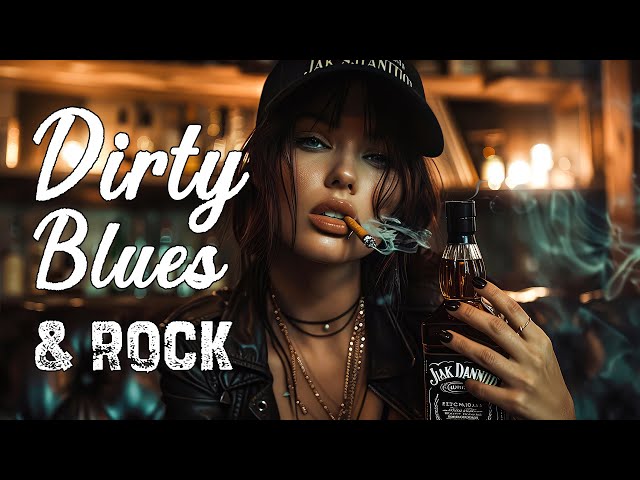 Dirty Blues Rock 🥃 Smooth Electric Guitar & Piano Blues Music to Listen to in Autumn 🥃 Elegant Blues