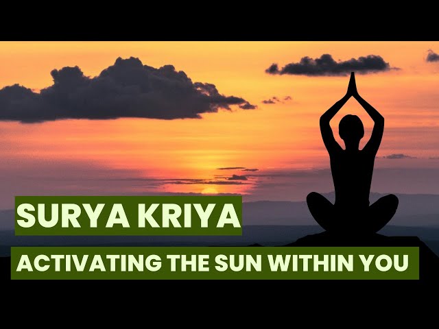 Surya Kriya: Activating the Sun Within You | Surya Kriya | yoga | sadhguru | sadhguru videos