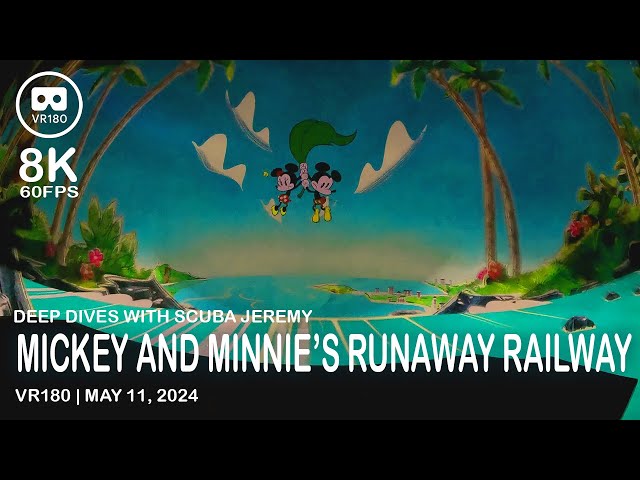 Mickey and Minnie's Runaway Railway - VR180 - 8K 60FPS