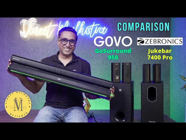 Govo GoSurround 950 vs Zebronics Jukebar 7400 Pro ⚡ Best Soundbar under 10000 ⚡ Best 5.1 Soundbar