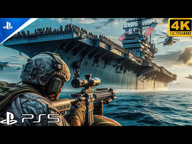 AMERICAN DESTROYER UNDER ATTACK (PS5) Realistic ULTRA Graphics Gameplay [4K 60 FPS] Battlefield