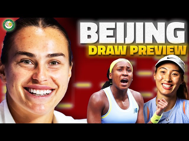 Race to Riyadh is ON!🔥| WTA Beijing Open 2024 | Draw Preview & Predictions