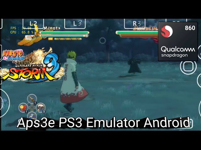 Aps3e Emulator PS3 Android - Naruto Storm 3 Demo Gametest Poco X3 Pro