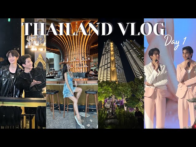 Bangkok Day 1 ICONSIAM, A'TIN CSE, FirstKhaotung and ForceBook Events | THAILAND TRAVEL VLOG